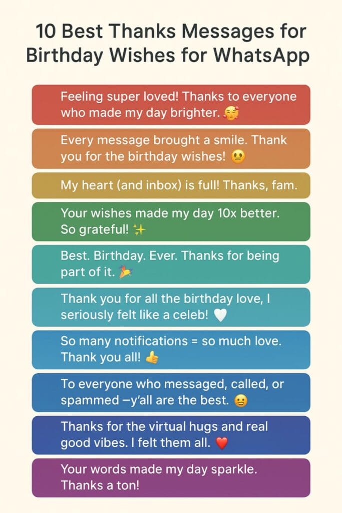 Best thank you messages for birthday wishes for whatsapp