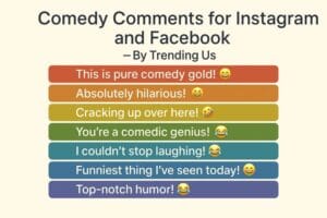 77+ Top Comedy Comments for Instagram and Facebook — Trending Us