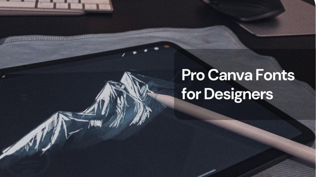Pro canva fonts for designers Pro canva fonts for designers