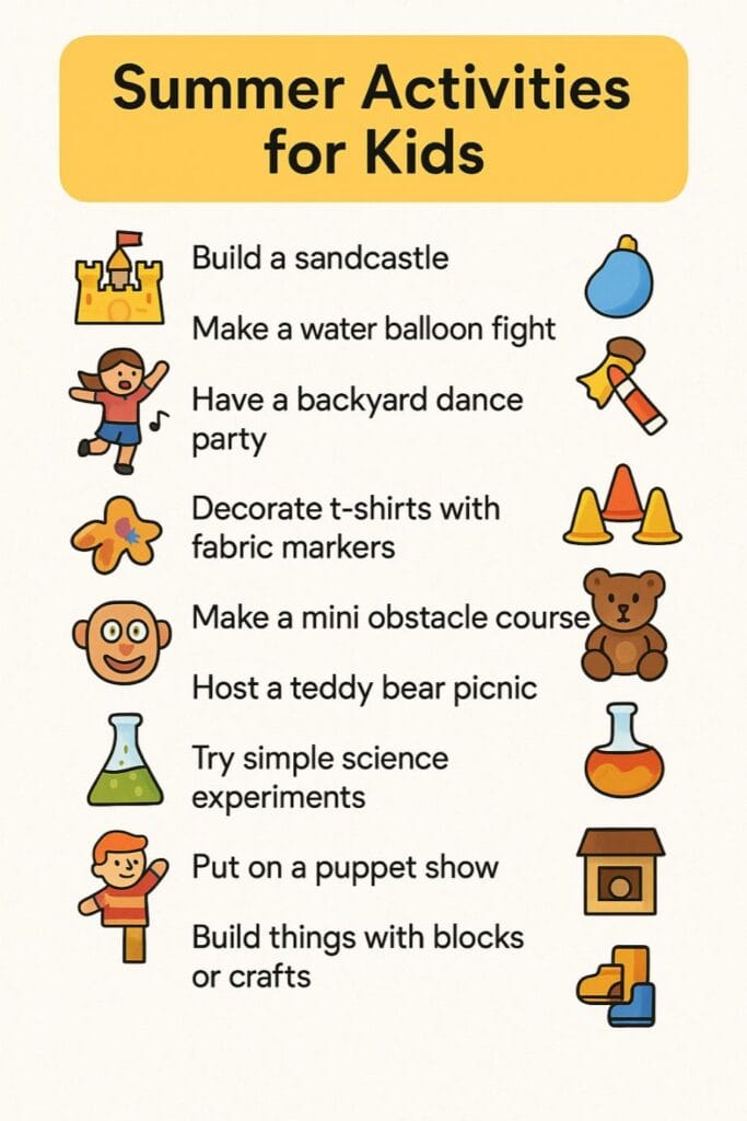 Best summer activities for your kids