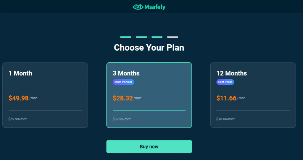 Msafely pricing