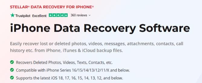 Stellar data recovery for iphone