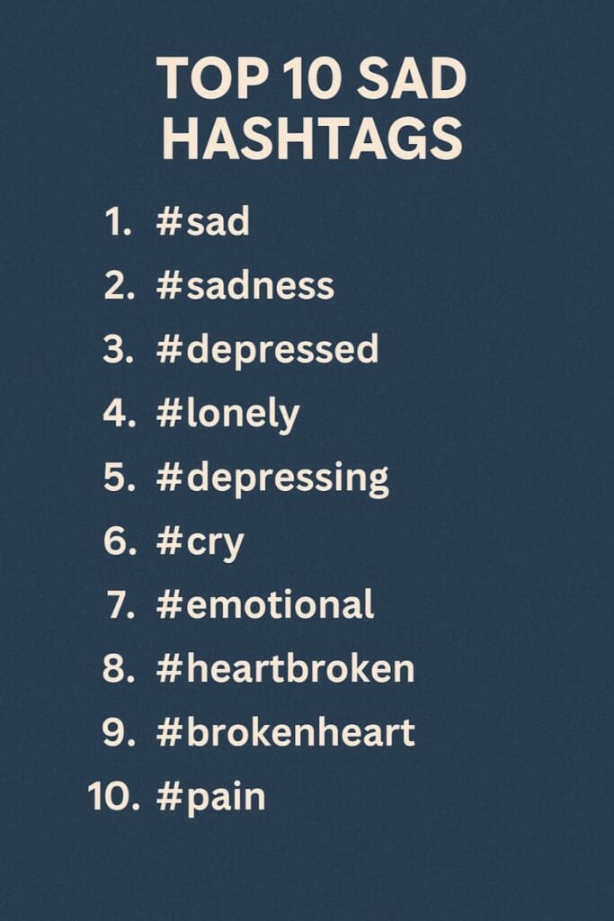 Best sad hashtags for instagram Best sad hashtags for instagram