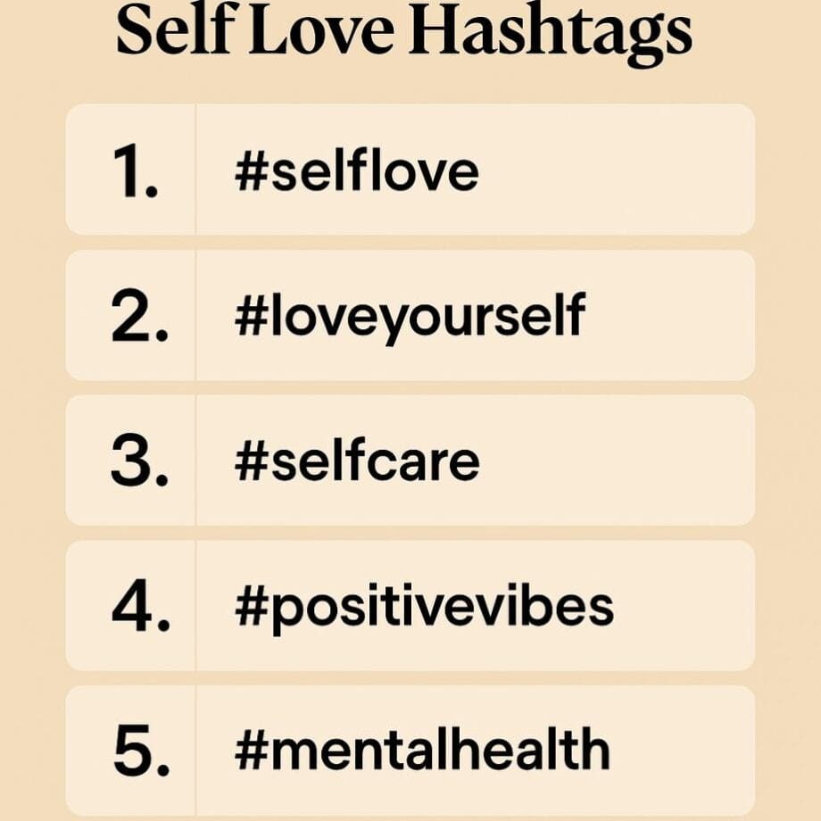 150+ Top Self-Love Hashtags for Instagram to Level Up Your Inner Glow ...