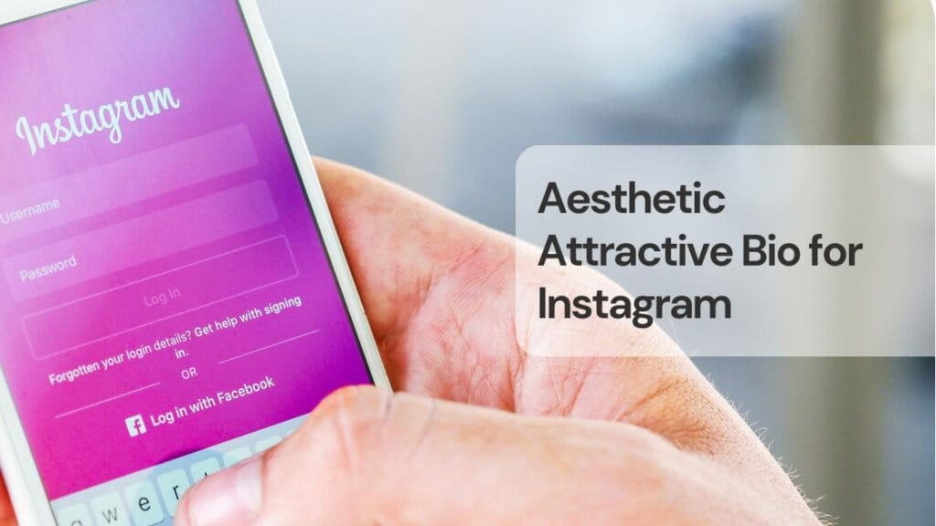 Aesthetic attractive bio for instagram