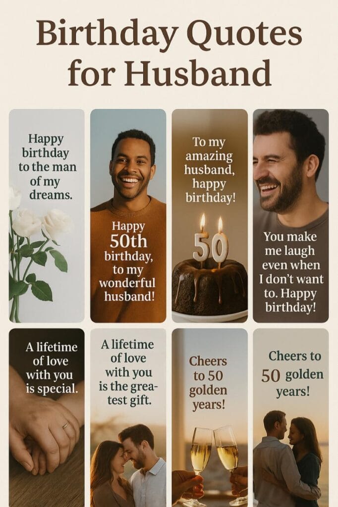 Citations d'anniversaire pour mon mari