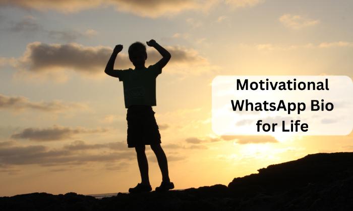 Motivational whatsapp bio for life