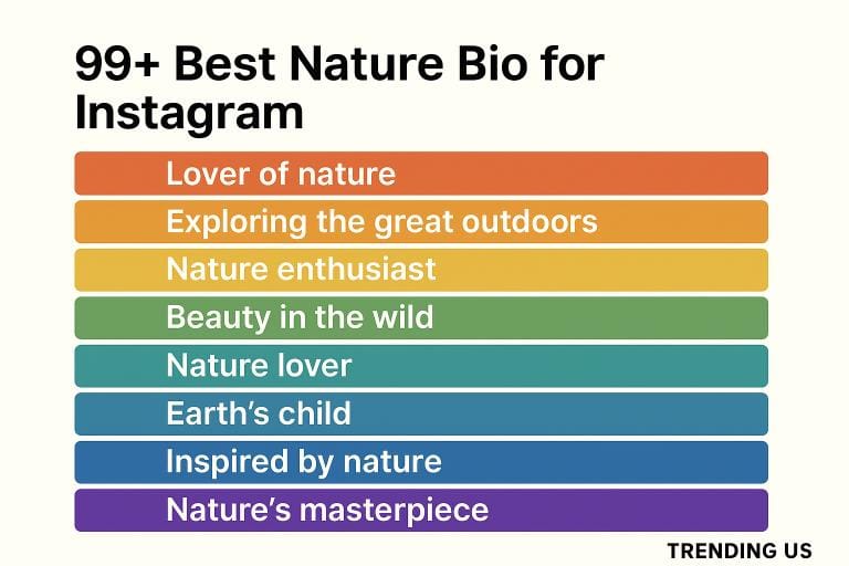 Nature bio for instagram