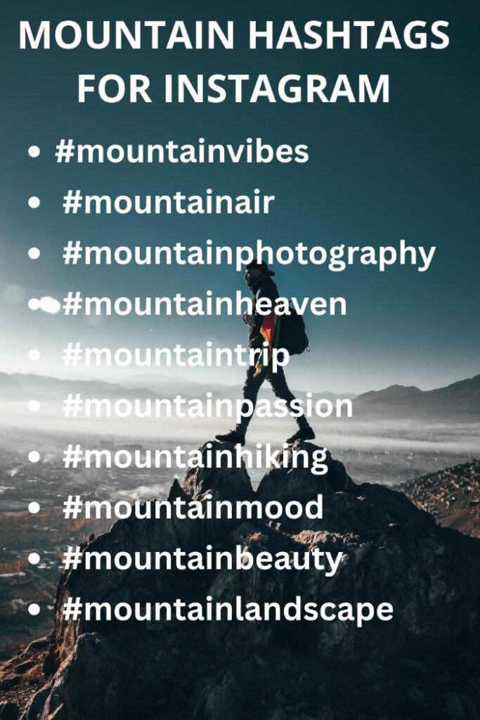 Top mountain hashtag