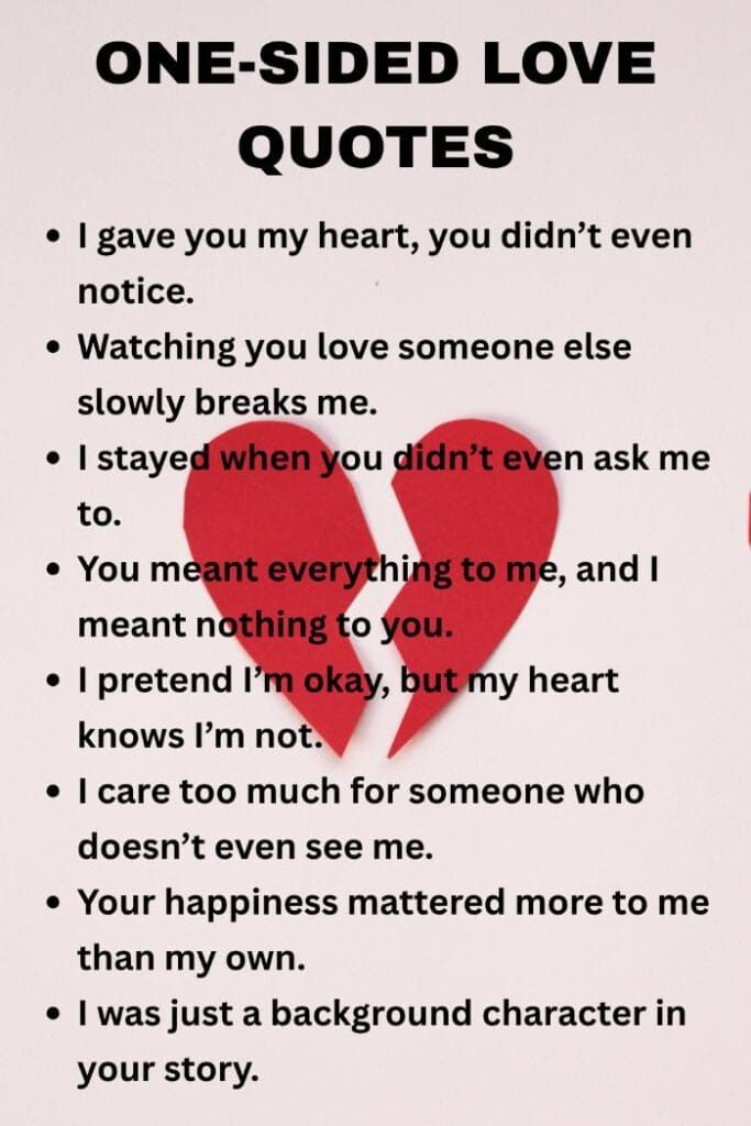 Top one sided love quotes Top one sided love quotes
