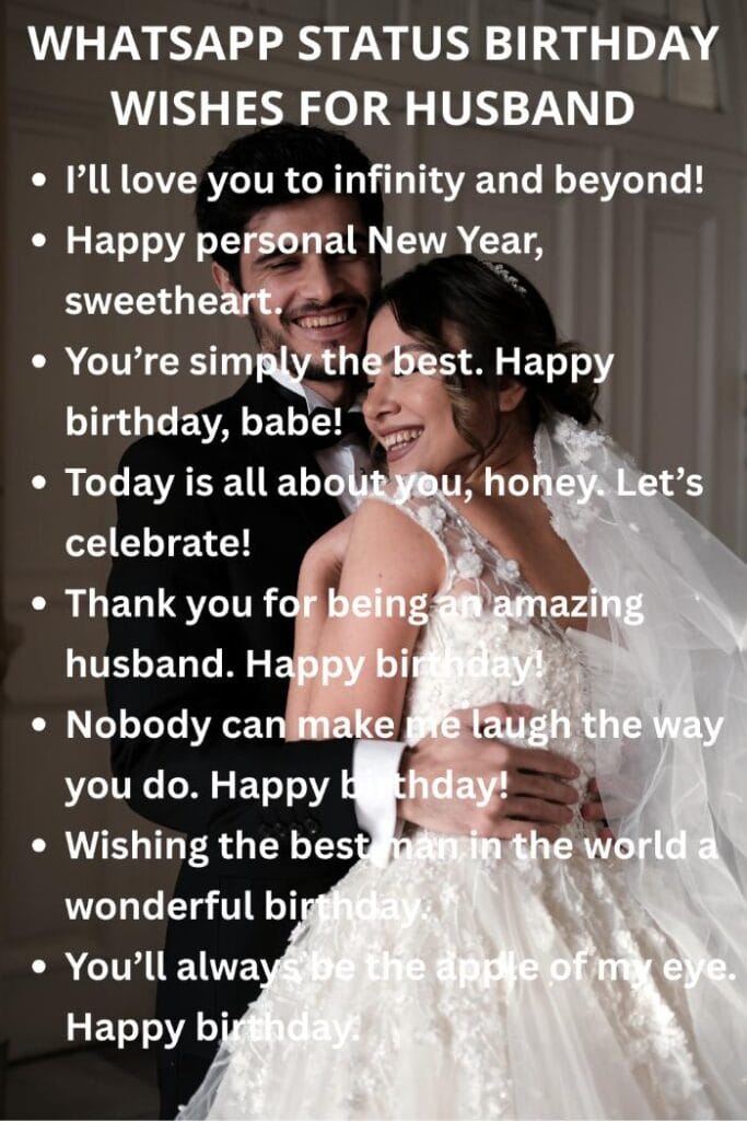 Whatsapp birthday wishes for your husband