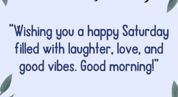 Cute saturday good morning images2 Cute saturday good morning images2