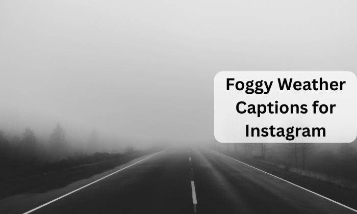 Foggy weather captions for instagram