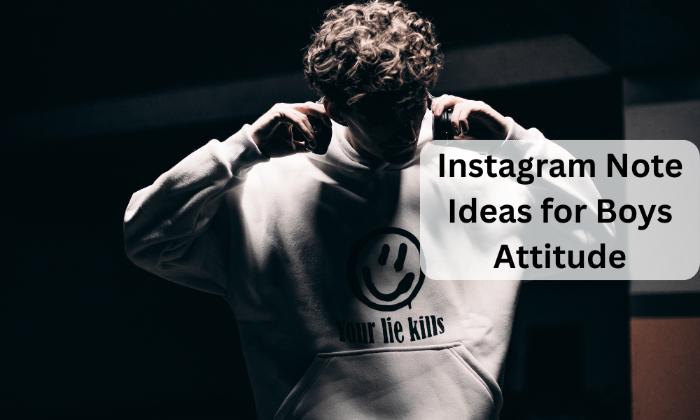 Instagram note ideas for boys attitude