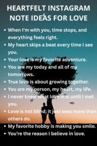 Relatable Ig Notes 60+ Heartfelt Instagram Note Ideas for Love β Trending Us