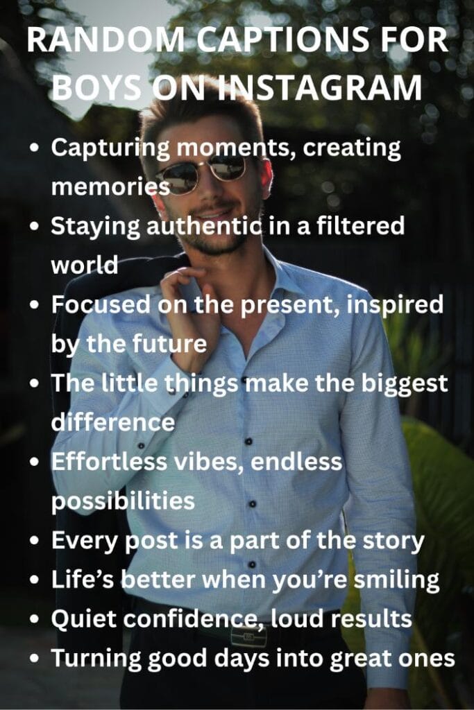 Random captions for boys Random captions for boys