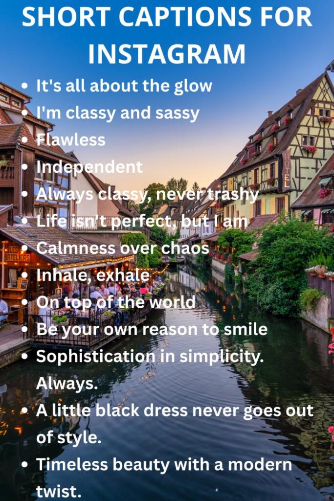 Trending short captions for instagram