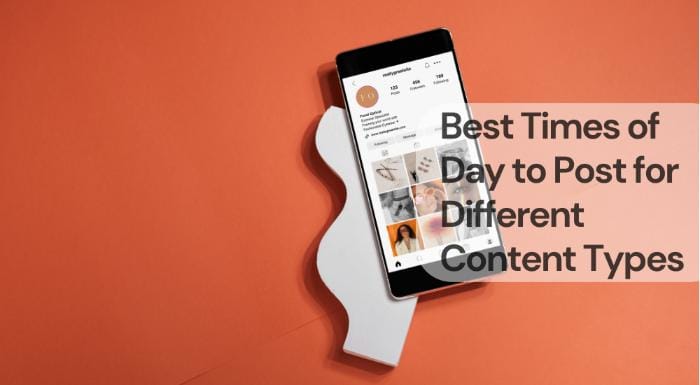 Best times of day to post for different content types Best times of day to post for different content types