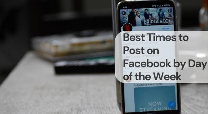 Best times to post on facebook by day of the week