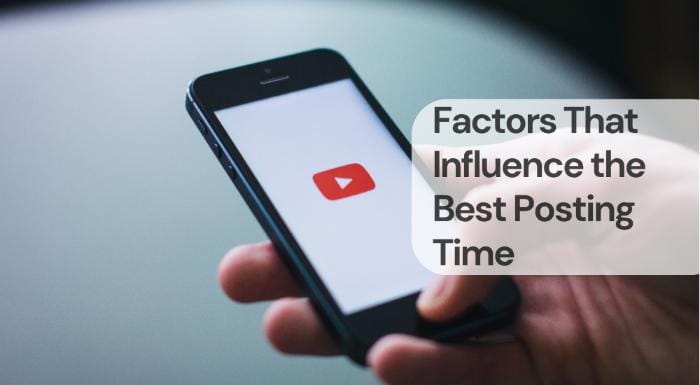 Factors that influence the best posting time