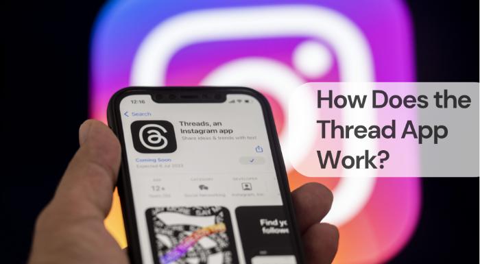 How does the thread app work