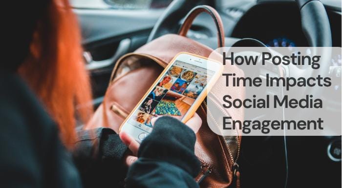 How posting time impacts social media engagement