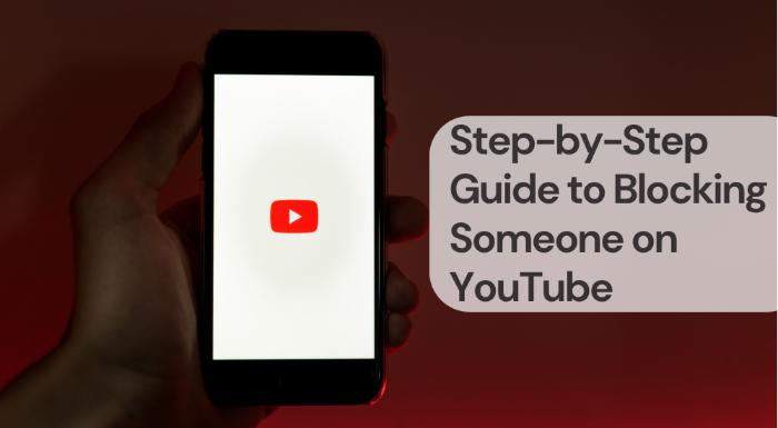 Step by step guide to blocking someone on youtube