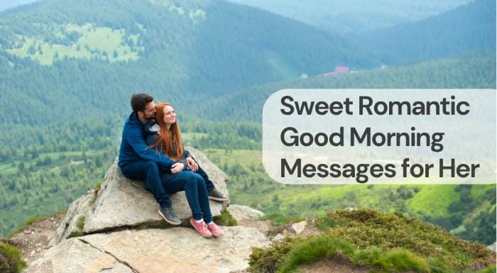 Sweet romantic good morning messages for her