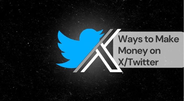 Ways to make money on x twitter