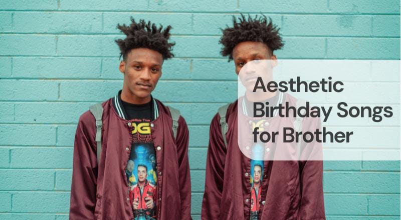 Aesthetic birthday songs for brother