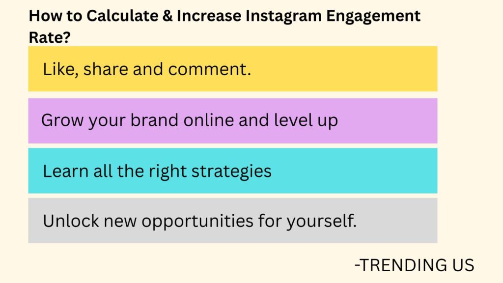 Calculate & increase instagram engagement rate