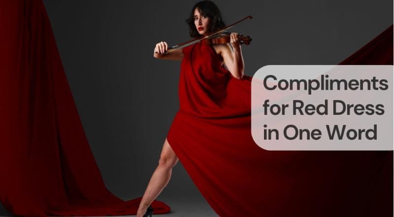 Compliments for red dress in one word Compliments for red dress in one word