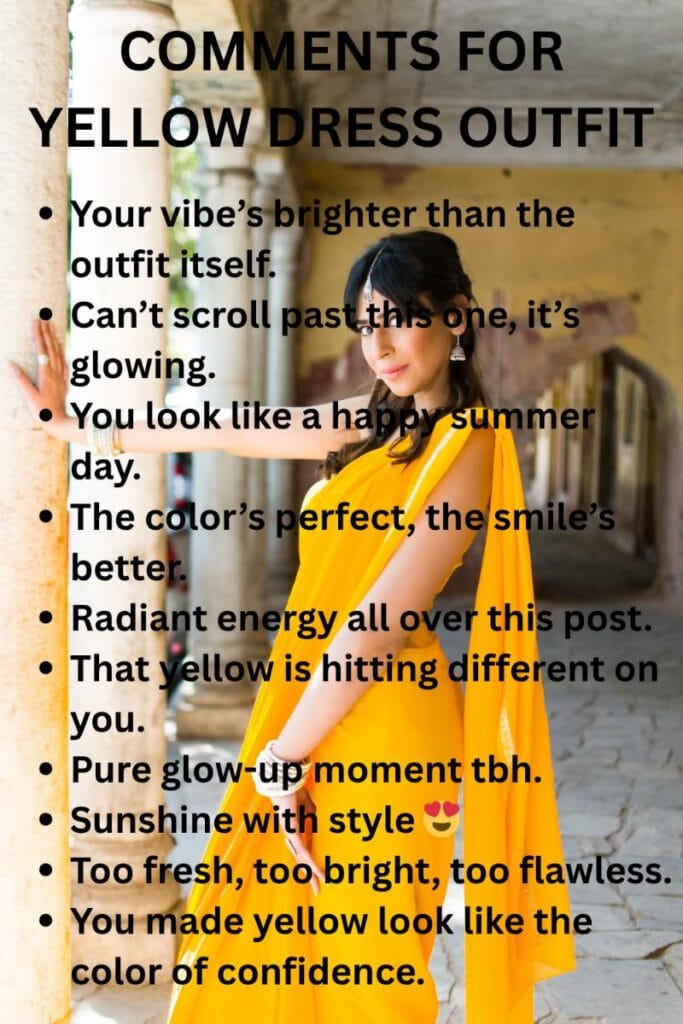 Compliments for yellow suits Compliments for yellow suits