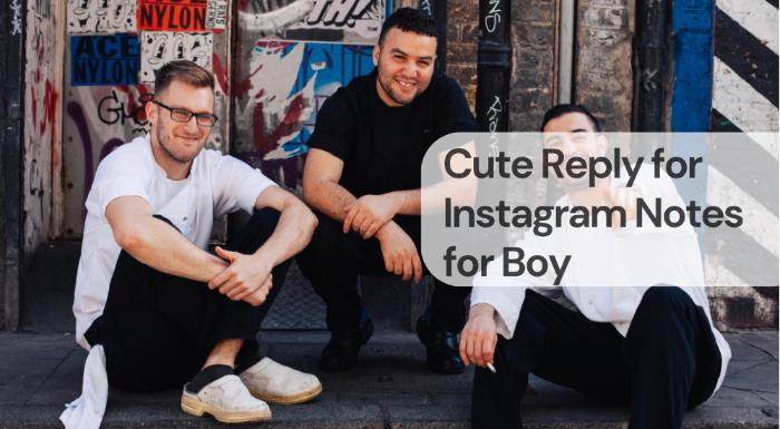 Cute reply for instagram notes for boys Cute reply for instagram notes for boys