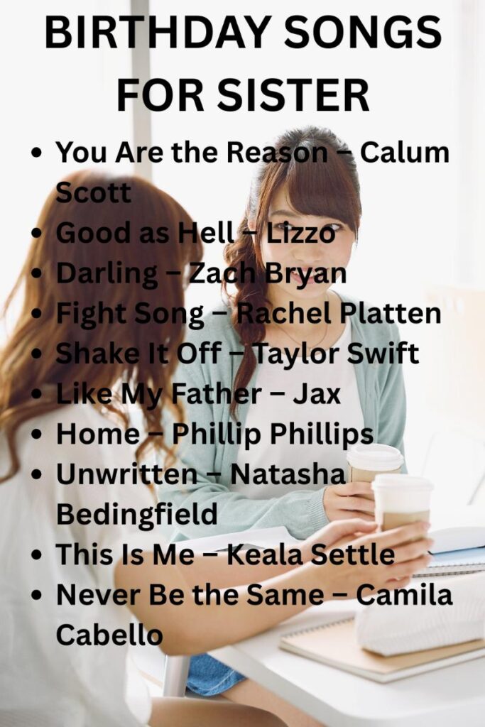 Happy birthday songs to your sister