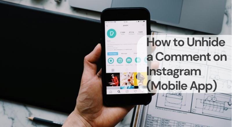 How to unhide a comment on instagram (mobile app)