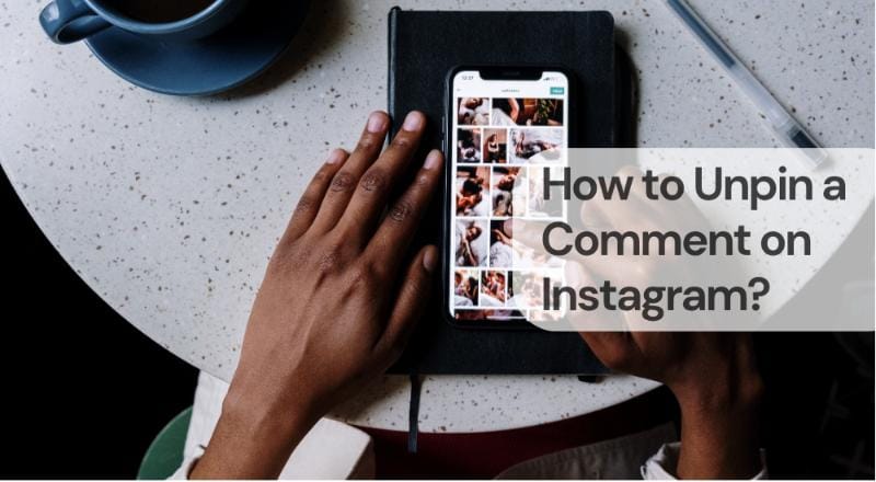 How to unpin a comment on instagram