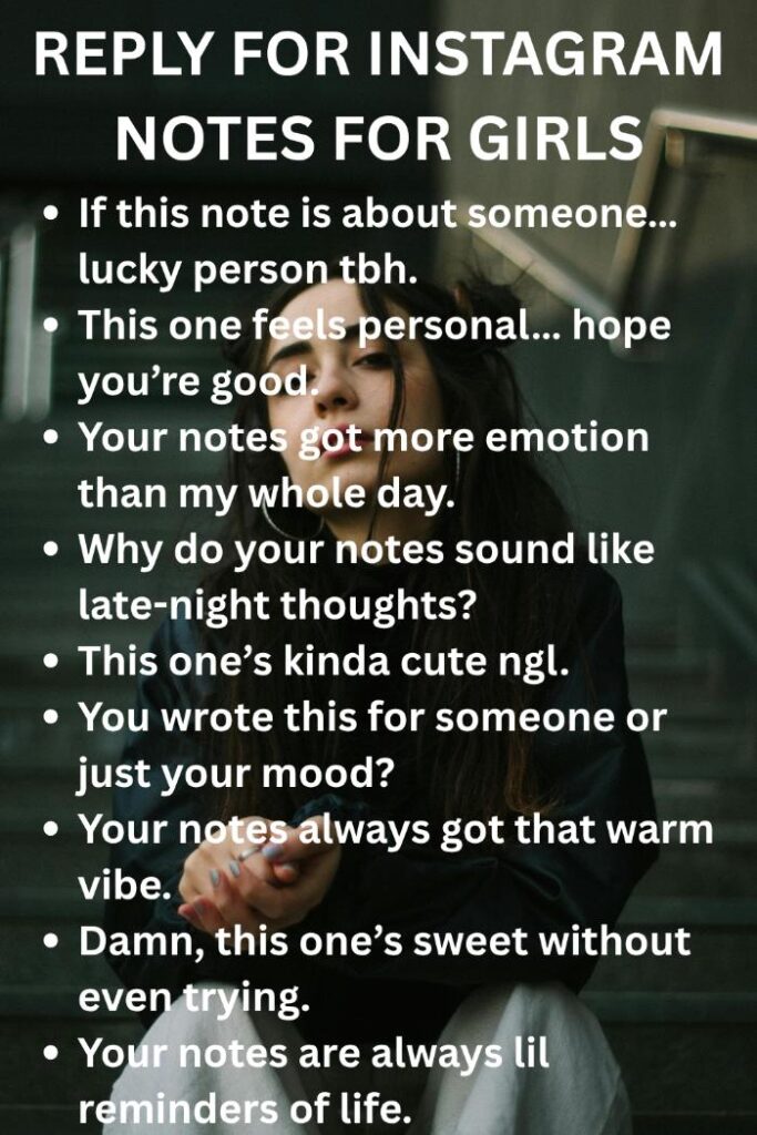 Replies for instagram on for girls