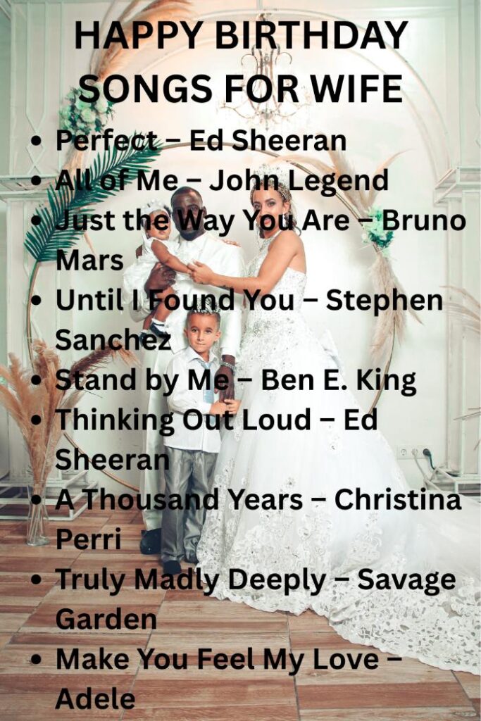Best birthday song for wife