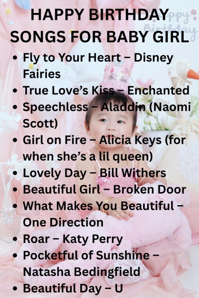 Birthday songs for baby girl