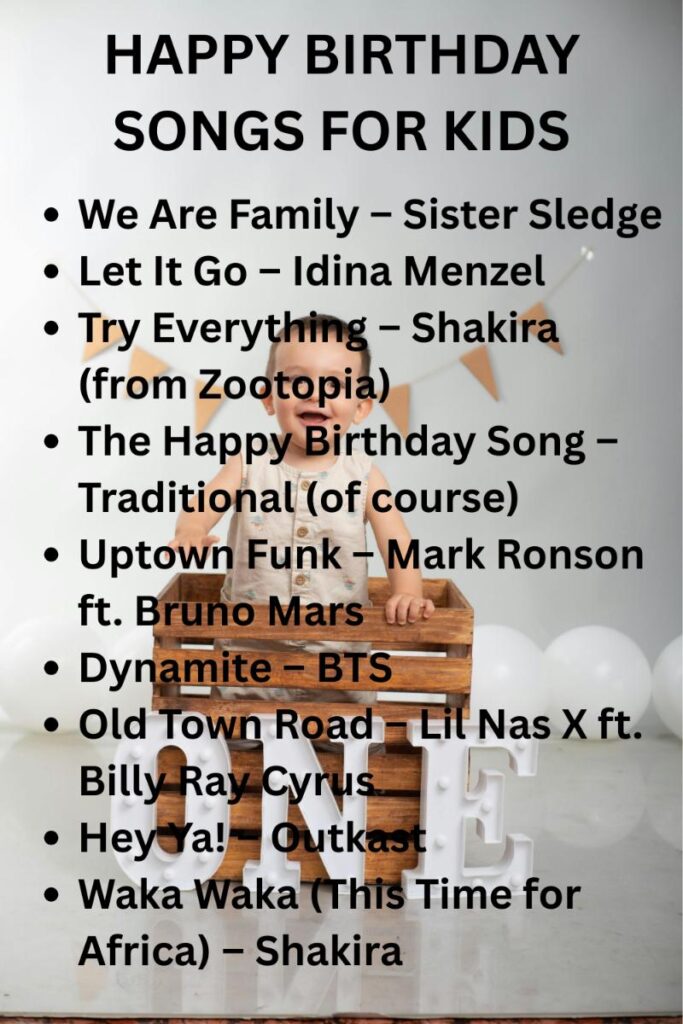 Birthday songs for your kids