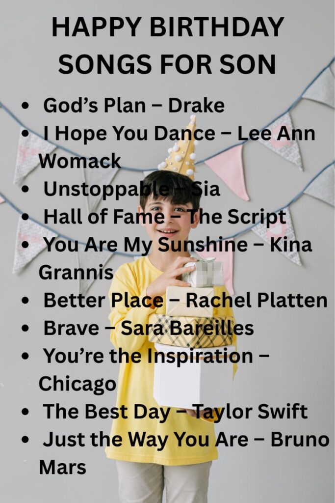 Birthday songs for your son