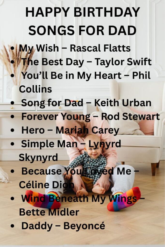 Birthday songs to dad