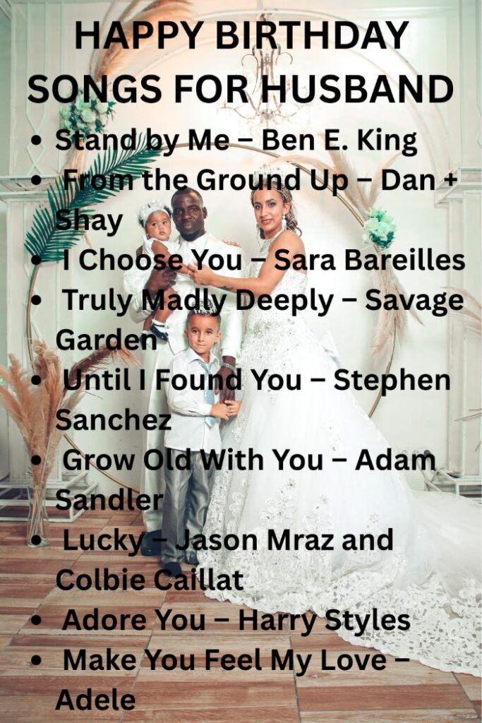 Birthday songs to husband
