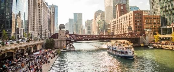 Chicago riverwalk