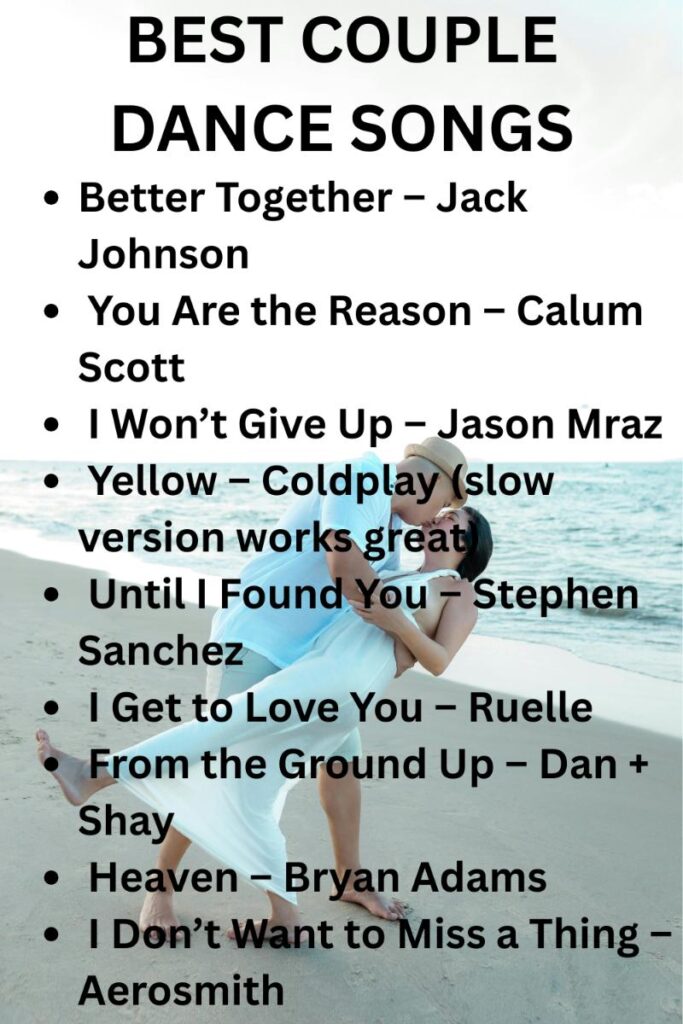 Couple dance songs