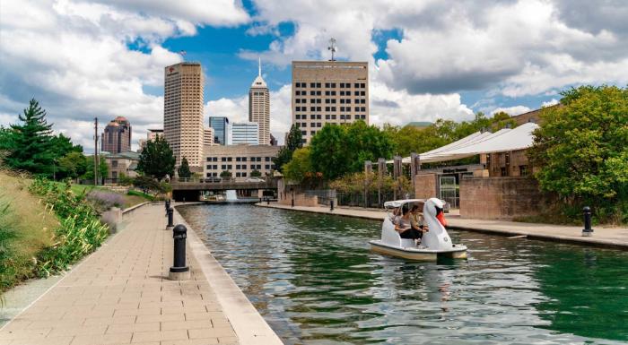 Indianapolis canal walk Indianapolis canal walk