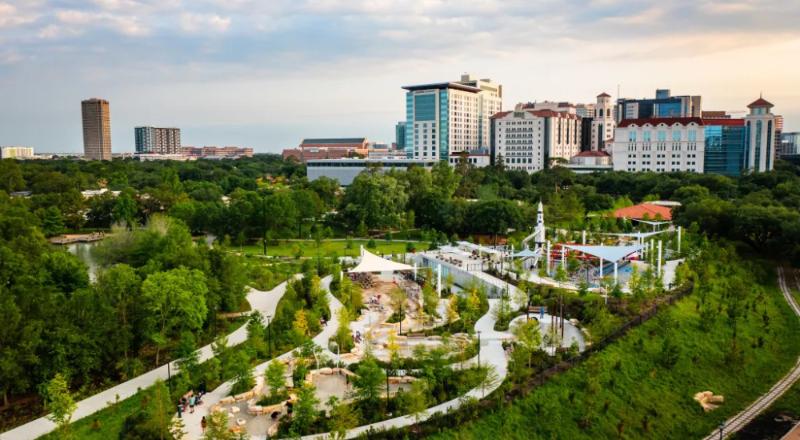 Relax at hermann park