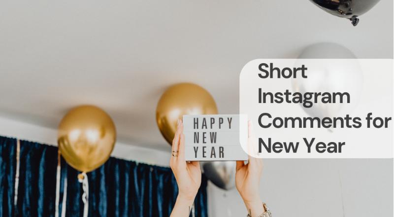 Short instagram comments for new year