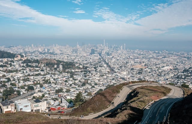 Sunset at twin peaks Sunset at twin peaks
